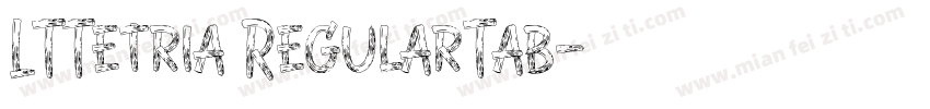 LTTetria RegularTab字体转换